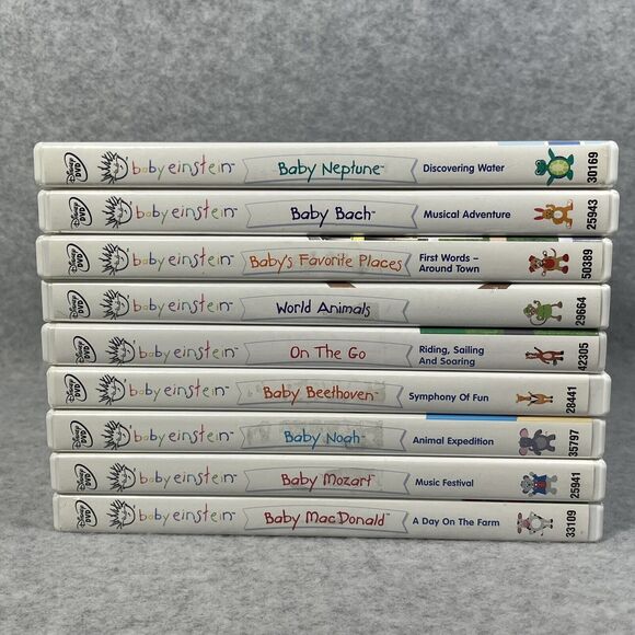 Baby Einstein DVD Disc Lot of 9 Collection Disney Educational - Picture 6 of 15
